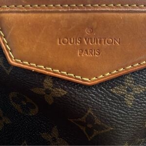 Louis Vuitton double large strap sachel bag